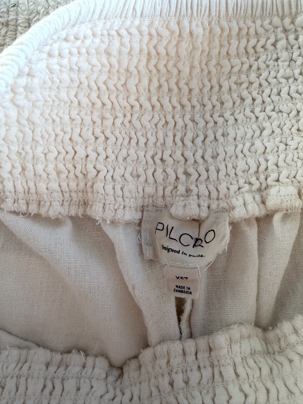 Pilcro x Anthropologie Reese linen blend pull on pants size XS tall - Picture 9 of 11